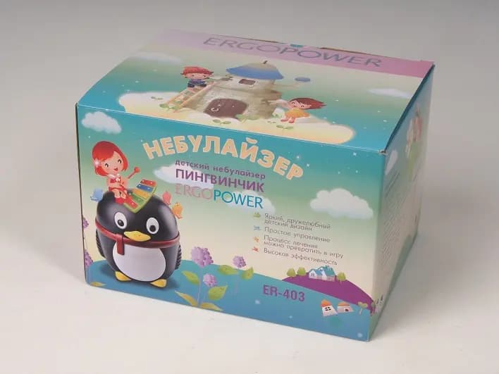 Небулайзер детский Ergopower ER-403 (пингвинчик)