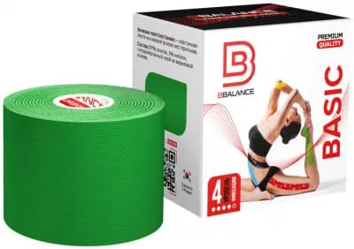 Кинезио тейп BBTape™ 5см ? 5м зелёный
